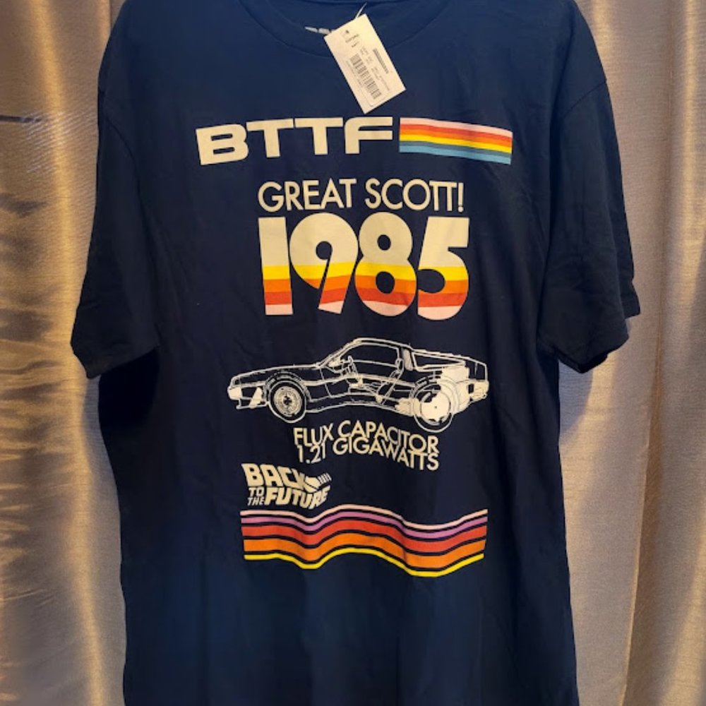 Back To The Future Great Scott T-Shirt XL *With Tags* Never Worn